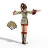 小乔-角色人体-角色-VR/AR模型-3D城