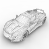Porsche Carrera GT Tuned跑车-汽车-家用汽车-VR/AR模型-3D城