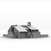 别墅-建筑-住宅-VR/AR模型-3D城