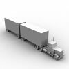 大货车-汽车-重型车-VR/AR模型-3D城