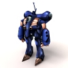 机器人战士-角色人体-角色-VR/AR模型-3D城