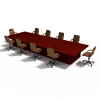 会议桌-家居-桌椅-VR/AR模型-3D城