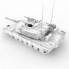 M1主战坦克-汽车-军事汽车-VR/AR模型-3D城