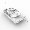 M1主战坦克-汽车-军事汽车-VR/AR模型-3D城