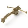 中世纪幻想弩的劲弩-VR/AR模型-3D城