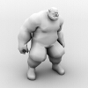 铠甲兽人-角色人体-角色-VR/AR模型-3D城