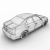 Cadillac CTS轿车-汽车-家用汽车-VR/AR模型-3D城