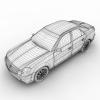 Cadillac CTS轿车-汽车-家用汽车-VR/AR模型-3D城