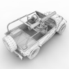 Jeep (TOW)军用车辆-VR/AR模型-3D城