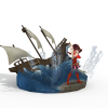 野性十足海盗美眉-角色人体-角色-VR/AR模型-3D城
