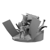 野性十足海盗美眉-角色人体-角色-VR/AR模型-3D城