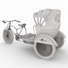 三轮车-汽车-自行车-VR/AR模型-3D城