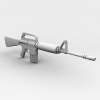  M16突击步枪-VR/AR模型-3D城