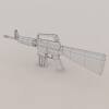  M16突击步枪-VR/AR模型-3D城
