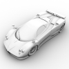 Pagani Zonda跑车-汽车-家用汽车-VR/AR模型-3D城