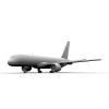 炫彩客机-飞机-VR/AR模型-3D城