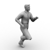 跑步男-角色人体-男人-VR/AR模型-3D城