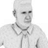 跑步男-角色人体-男人-VR/AR模型-3D城