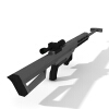 巴雷特M82A1狙击步枪-VR/AR模型-3D城
