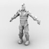 星际争霸II人族-角色人体-男人-VR/AR模型-3D城