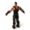 星际争霸II人族-角色人体-男人-VR/AR模型-3D城