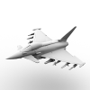 UK Eurofighter Typhoon战斗机-飞机-军事飞机-VR/AR模型-3D城