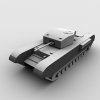 Churchill Tank-汽车-军事汽车-VR/AR模型-3D城