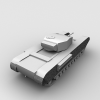 Churchill Tank-汽车-军事汽车-VR/AR模型-3D城