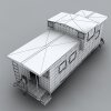 火车-汽车-火车-VR/AR模型-3D城