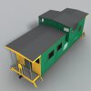 火车-汽车-火车-VR/AR模型-3D城
