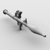 [枪械gun] 生化危机5武器（火箭筒）-角色人体-角色-VR/AR模型-3D城