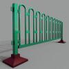 绿色护栏-建筑-基础设施-VR/AR模型-3D城