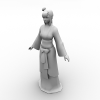 古代美女-角色人体-角色-VR/AR模型-3D城