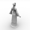 古代美女-角色人体-角色-VR/AR模型-3D城