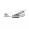老式飞机17-飞机-飞行器-VR/AR模型-3D城