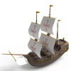 海盗船-船舶-轮船-VR/AR模型-3D城