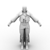 最终幻想中的人物-角色人体-角色-VR/AR模型-3D城