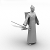 郎中-角色人体-角色-VR/AR模型-3D城