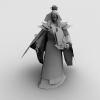 神话OL角色-角色人体-角色-VR/AR模型-3D城