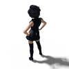 女人-角色人体-女人-VR/AR模型-3D城