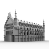 中欧建筑-建筑-古建筑-VR/AR模型-3D城