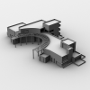 建筑-建筑-办公-VR/AR模型-3D城
