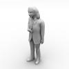 女人-角色人体-女人-VR/AR模型-3D城