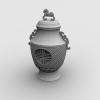 香炉-文体生活-艺术品-VR/AR模型-3D城