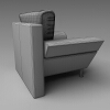 商务沙发-家居-沙发-VR/AR模型-3D城