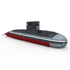 16150 解放军基洛级潜艇-船舶-军事船舶-VR/AR模型-3D城