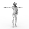 女孩-角色人体-角色-VR/AR模型-3D城