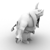 最终幻想中的怪-角色人体-角色-VR/AR模型-3D城