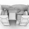 A380飞机座椅-家居-桌椅-VR/AR模型-3D城