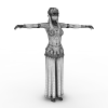 阿拉伯舞女-角色人体-角色-VR/AR模型-3D城